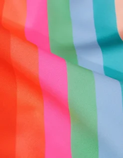 Accessorize Girls Stripe Swimsuit Multi