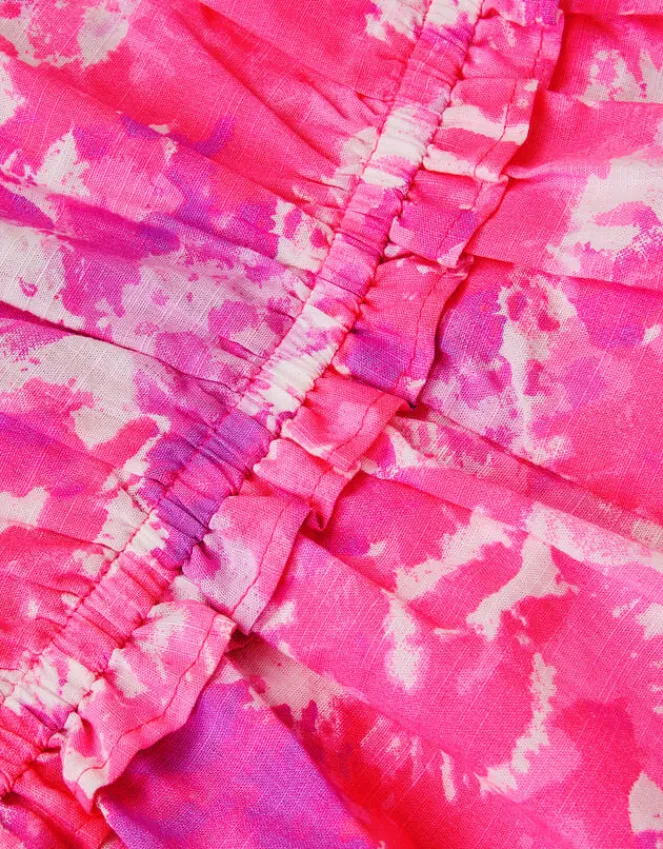 Accessorize Girls Tie Dye Strappy Playsuit Multi