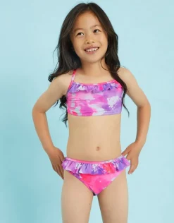 Accessorize Girls Tie-Dye Bikini Set Multi