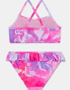 Accessorize Girls Tie-Dye Bikini Set Multi