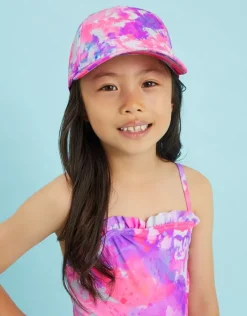 Accessorize Girls Tie-Dye Cap Multi