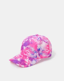 Accessorize Girls Tie-Dye Cap Multi
