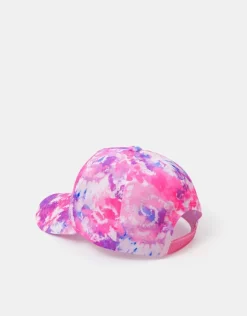 Accessorize Girls Tie-Dye Cap Multi