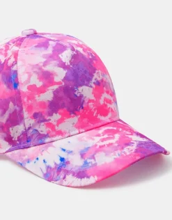 Accessorize Girls Tie-Dye Cap Multi