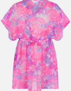 Accessorize Girls Tie-Dye Kaftan Multi