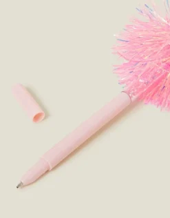 Accessorize Girls Tinsel Pom-Pom Pen
