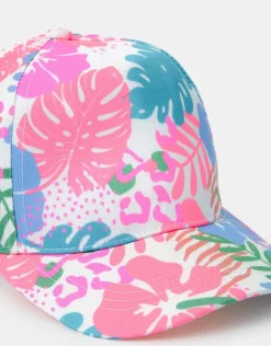 Accessorize Girls Tropical Baseball Cap Multi