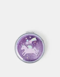 Accessorize Girls Unicorn Compact Mirror