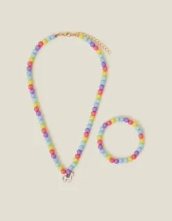 Accessorize Girls Unicorn Necklace and Bracelet Set