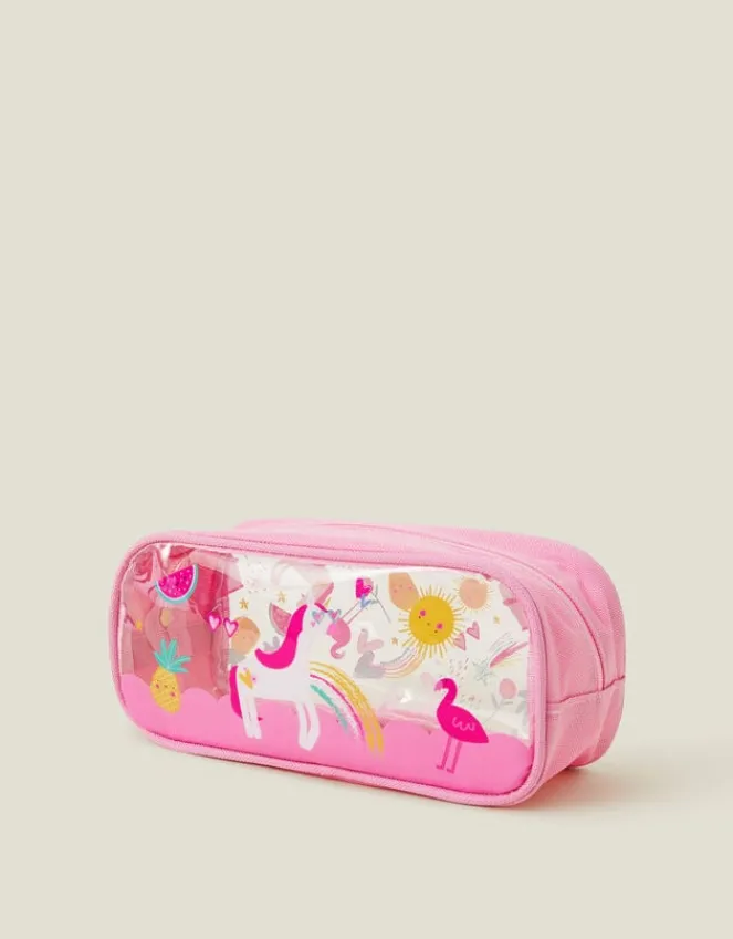 Accessorize Girls Unicorn Pencil Case