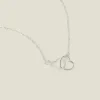 Accessorize Heart Links Pendant Necklace