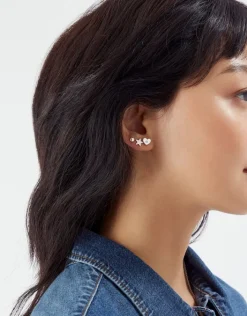 Accessorize Heart Stud Earrings Set of Three