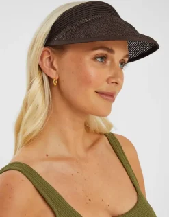 Accessorize Holey Woven Visor