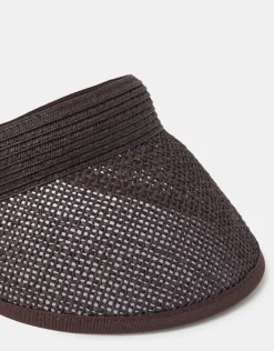 Accessorize Holey Woven Visor
