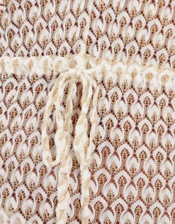 Accessorize Knit Kaftan Maxi Dress Gold