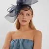 Accessorize Large Crin Fascinator Blue