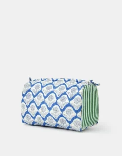 Accessorize Large Dandelion Print Quilted Make Up Bag
