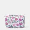 Accessorize Large Floral Print Quilted Make Up Bag
