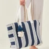 Accessorize Large Stripe Beach Bag