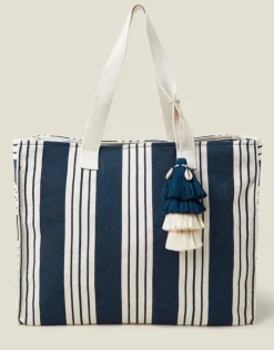 Accessorize Large Stripe Beach Bag