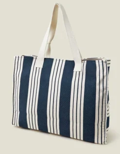 Accessorize Large Stripe Beach Bag