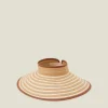 Accessorize Large Stripe Sun Visor