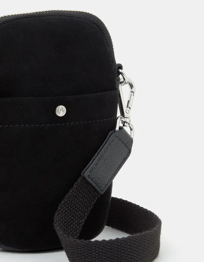 Accessorize Leather Phone Cross-Body Bag