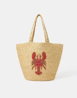 Accessorize Lobster Jute Beach Bag