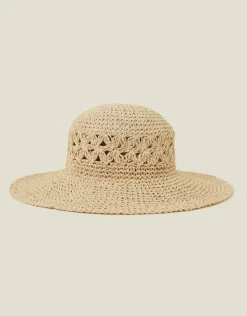 Accessorize Loose Weave Floppy Hat