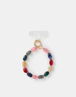 Accessorize Marble Bead Wrist Phone Strap