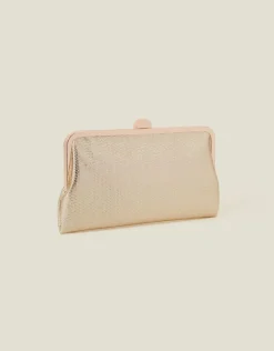 Accessorize Metallic Clutch Bag