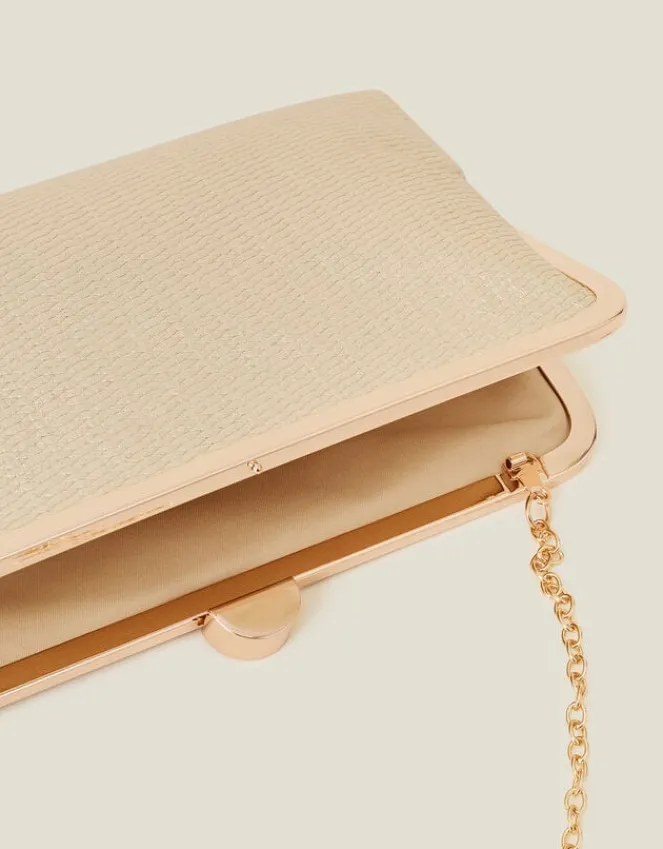 Accessorize Metallic Clutch Bag