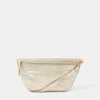 Accessorize Metallic Leather Sling Crossbody Bag