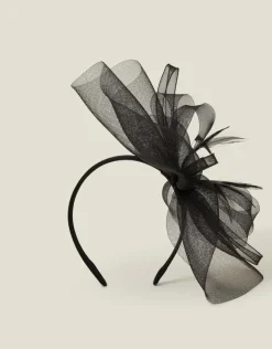 Accessorize Mini Crin Fascinator Black