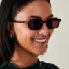 Accessorize Mini Crystal Tortoiseshell Square Sunglasses