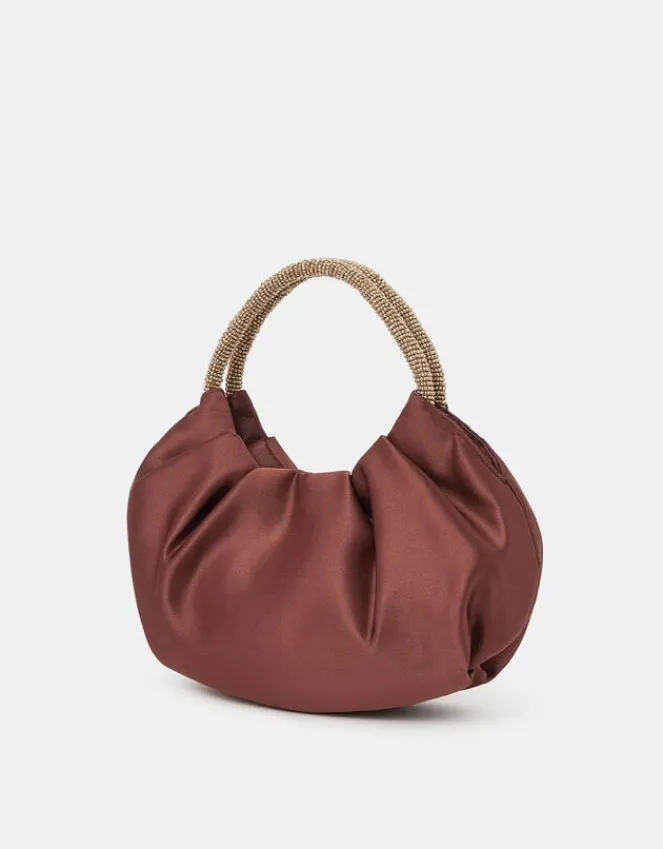 Accessorize Mini Embellished Satin Bag