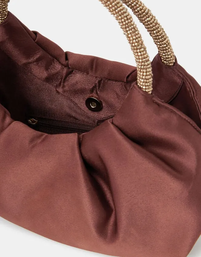 Accessorize Mini Embellished Satin Bag