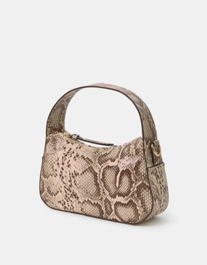 Accessorize Mini Faux Snakeskin Handbag