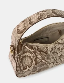 Accessorize Mini Faux Snakeskin Handbag