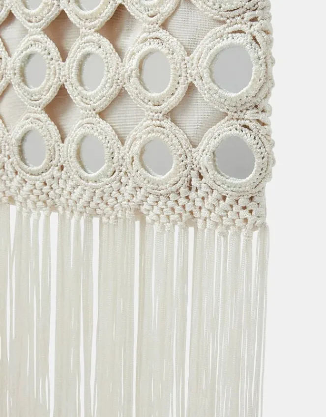 Accessorize Mirror Fringe Crossbody Bag