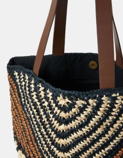 Accessorize Mix Raffia Tote Bag
