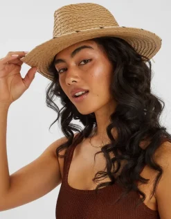 Accessorize Mono Brim Fedora Hat