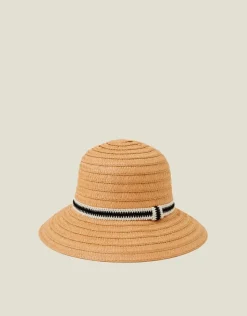 Accessorize Monochrome Trim Bucket Hat