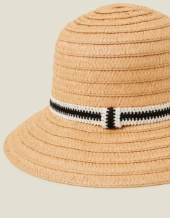 Accessorize Monochrome Trim Bucket Hat