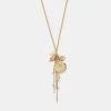 Accessorize Ocean Charm Pendant Necklace Gold