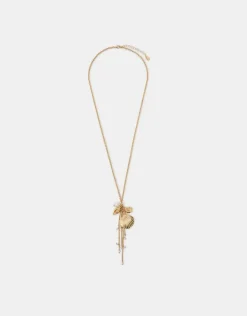 Accessorize Ocean Charm Pendant Necklace Gold