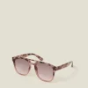 Accessorize Ombr&eacute; Tortoiseshell Aviator Sunglasses