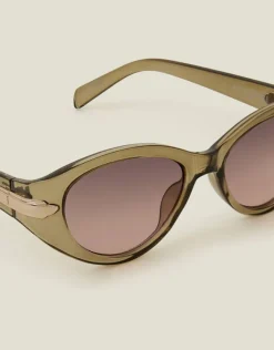 Accessorize Oval Cat Eye Sunglasses