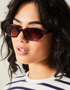 Accessorize Oval Resin Sunglasses