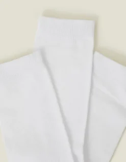 Accessorize 3-Pack Ankle Socks White